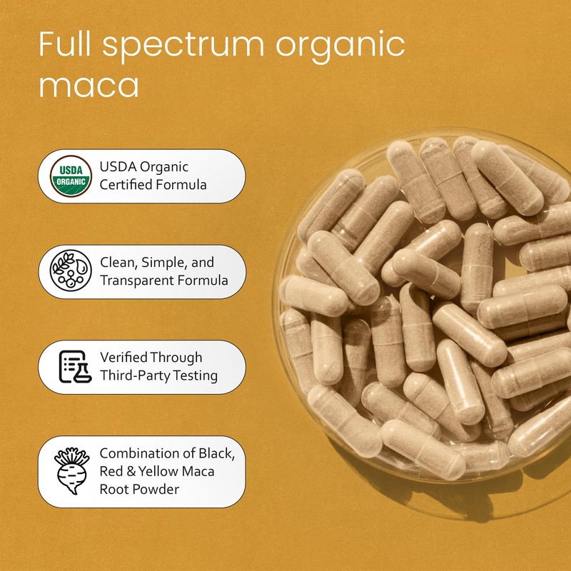 NaturaLife Labs Organic Maca Root – Black, Red & Yellow