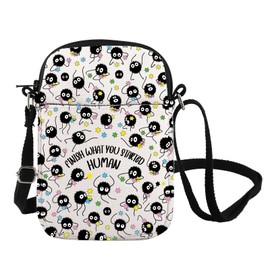 Soot Balls Crossbody Bag Soot Balls Inspire Gift Kawaii Anime Inspired Gift Anime Lover Gifts (STARTED HUMAN CB CA)