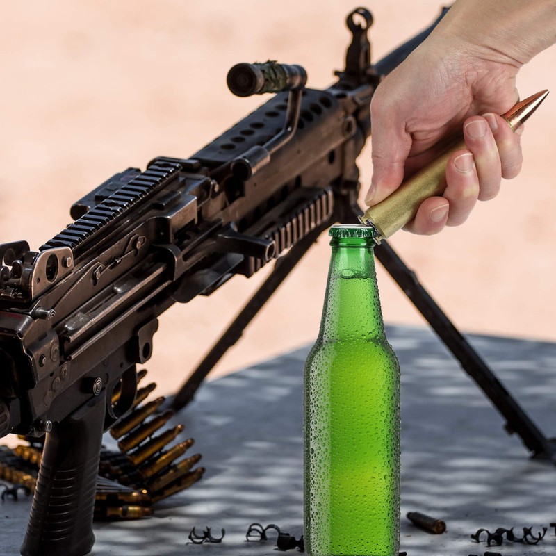 Barbuzzo 50 Caliber Bullet Shaped Bottle Opener