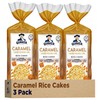 Quaker Large Rice Cakes, Caramel, Pack of 3
