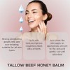 Bálsamo Batido Sebo Res Miel Cuidado Piel Crema Hidratante Facial