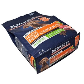 Authority High Performance Turkey, Pea, Duck and Salmon Dry Dog Food, 5 Pound Bag