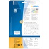 HERMA 4682 Labels transparent matt A4 97x42,3 mm film 300