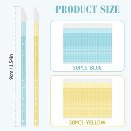 Unaone Lip Wands - 100PCS Disposable Lip Brushes for Lipstick, Lip Balms, Lip Gloss, Lip Scrubs and Concealer, Perfect Makeup Applicators Tool