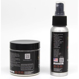 Whiff Out 6oz Classic Deodorant Powder & 2 oz Classic Spray Mist Bundle- Oil Color and Aerosol Free Spray Eliminate Stale Smoke Aroma On Clothing and Ashtray