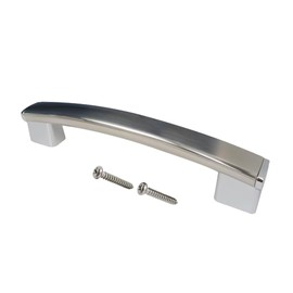 Gxcdizx 2024 New Upgraded WB15X26821 Microwave Door Handle AP6024408 Silver Electric Microwave Parts for GE EAP11736302 PVM9179SK1SS PVM9179SK2SS PVM9215SK1SS