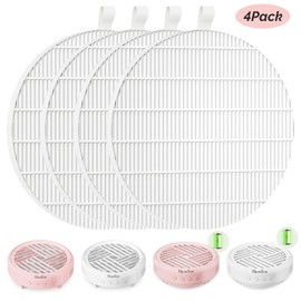 MelodySusie SProR Nail Dust Collector Replacement Filter,4 Pack Reusable Dust Filter for MelodySusie SProR Nail Dust Vacuum Fan Collector Extractor Electric Dust Suction Machine