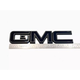 Unbranded GM Grille  Emblem ALL Black for 2015-2019 GMC Sierra 1500 2500HD 3500HD