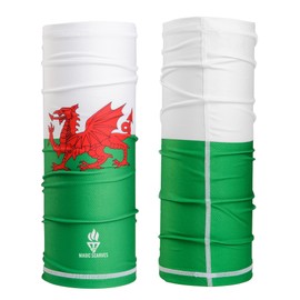 Wales Welsh Dragon Flag Neck Tube Scarf Snood Bandana Biker Balaclava MOD Scarf