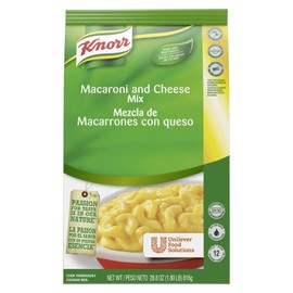 Knorr Professional Soup du Jour Macaroni and Cheese Mix Vegetarian, 0g Trans Fat per Serving, Just Add Water, 28.8 oz, Pack of 4