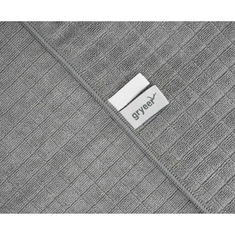 gryeer 8 Pack Tea Towels, 100% Microfibre, Soft, Super Absorbent