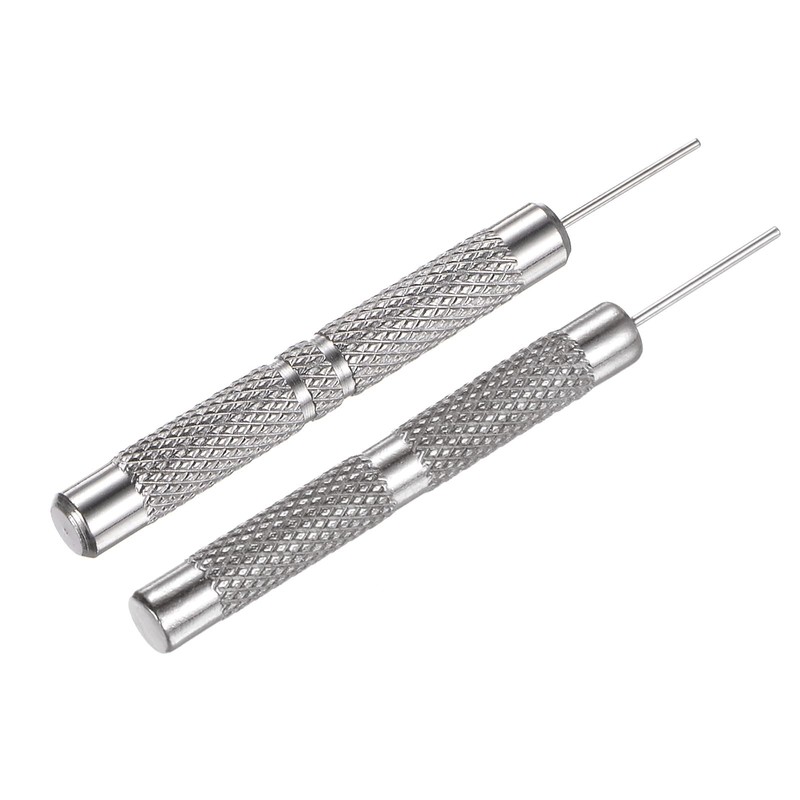 sourcing map Watch Band Pin Punch 0.8mm 0.9mm Dia Watch