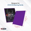 BCW Deck Guard - Double Matte Purple Card Sleeves |