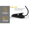 Book Light, 12 LED USB Rechargeable Reading Lamp with 3-Level