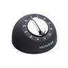 KitchenCraft Mechanical Kitchen Timer with Soft Touch and Chrome finish,