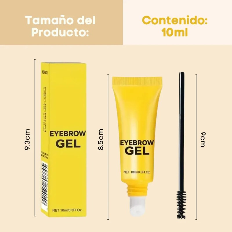 Gel Fijador Cejas Waterproof Efecto Laminado Cejas Brocha F