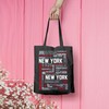 VAMSII Ice Hockey Themed Tote Bag New York Souvenir Gift