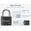 Puroma 2 Pack Keyed Padlock with 3 Keys, 1.1 Inch