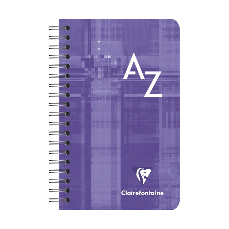 Clairefontaine - Ref 8589C - Wirebound Indexed Notebook (50 Sheets)
