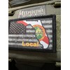 Florida Local USA Flag Morale Patch.2x3 Hook and Loop Patch.