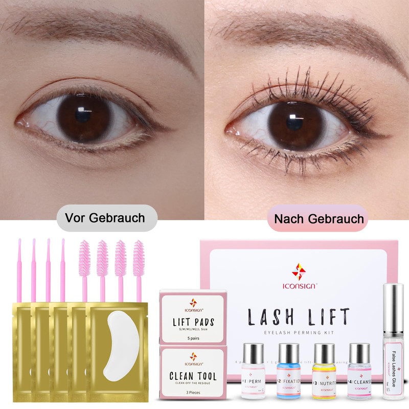 Eyelash Lifting Set, 2024 Updated Lash Lifting Kit, Professional Eyelash