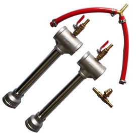 LSMIITTH Propane Gas Forge dual Burner, Stainless Steel Blacksmith Furnace A