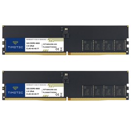 Timetec DDR5 Unbuffered Non-ECC 1.1V 288 Pin UDIMM Desktop Memory RAM Module Upgrade (4800MHz, 64GB KIT(2x32GB))