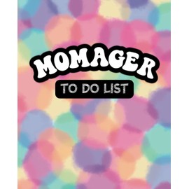Momager - To Do - Rainbow Dots Soft Focus: Undated To-Do List for Personal and Business Activities with two columns and Check Boxes