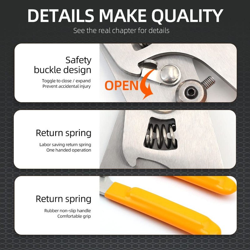 FTTH optical fiber tool with orange optical fiber stripper CFS-3