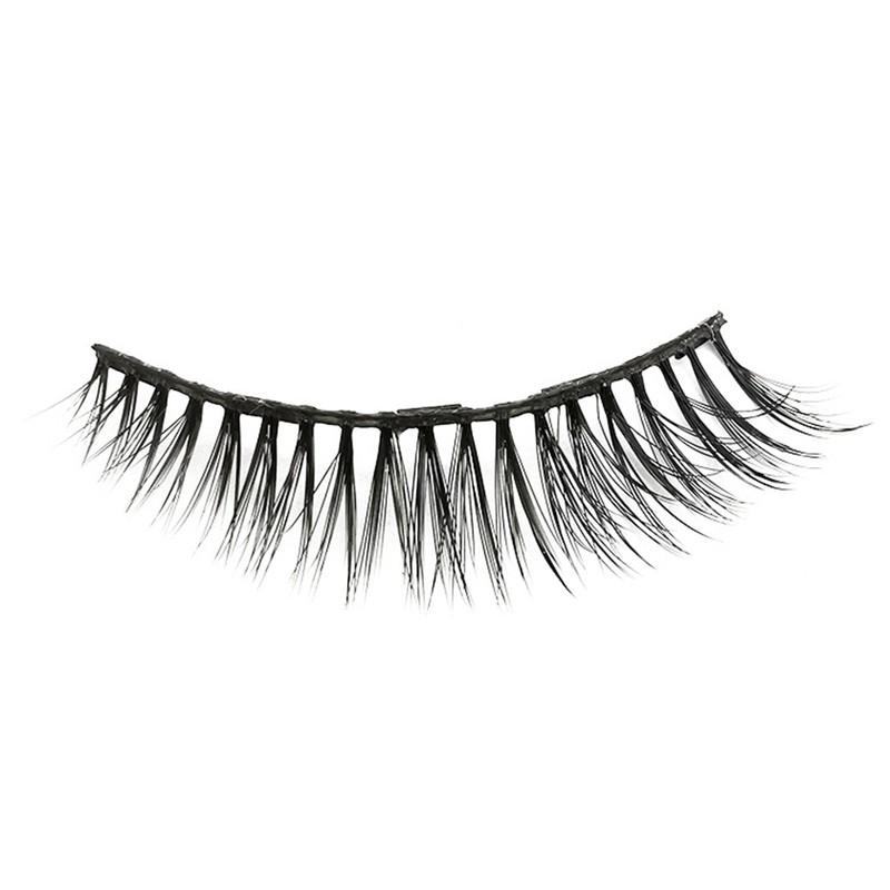 20pcs Magnetic 3D False Eyelashes Reusable Fluffy Magnetic Artficial Lashes