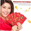 DOITOOL 6pcs Chinese Year Red Envelopes Dragon Year Delicate Pattern