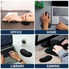 DSLSQD Mouse Wrist Rest, Ergonomic Wrist Rest, Non-Slip Base, Mouse