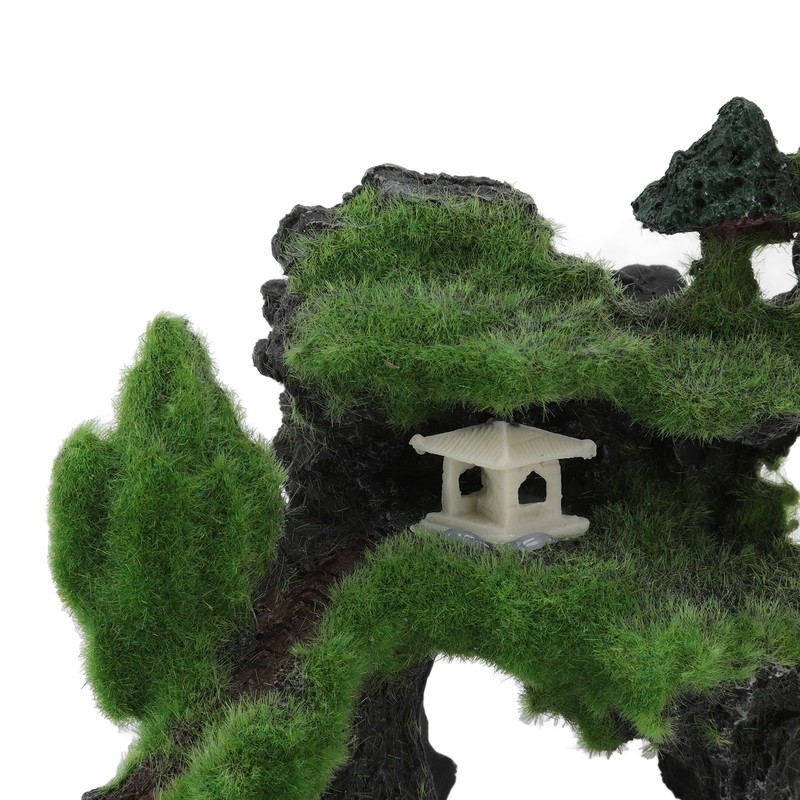 Moss Rockery Aquarium Decoration Artificial Moss Rockery Ornament for Aquarium