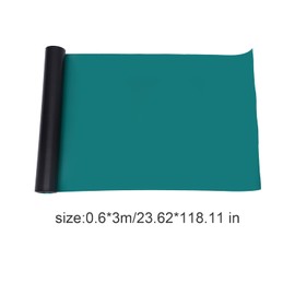 ESD Anti-Static Mat, 118" x 23" ESD Mat Green Anti-Static Double Rubber ESD Desk Mat Roll Table Mat, for Workbench Phone PC Repair Blue Green