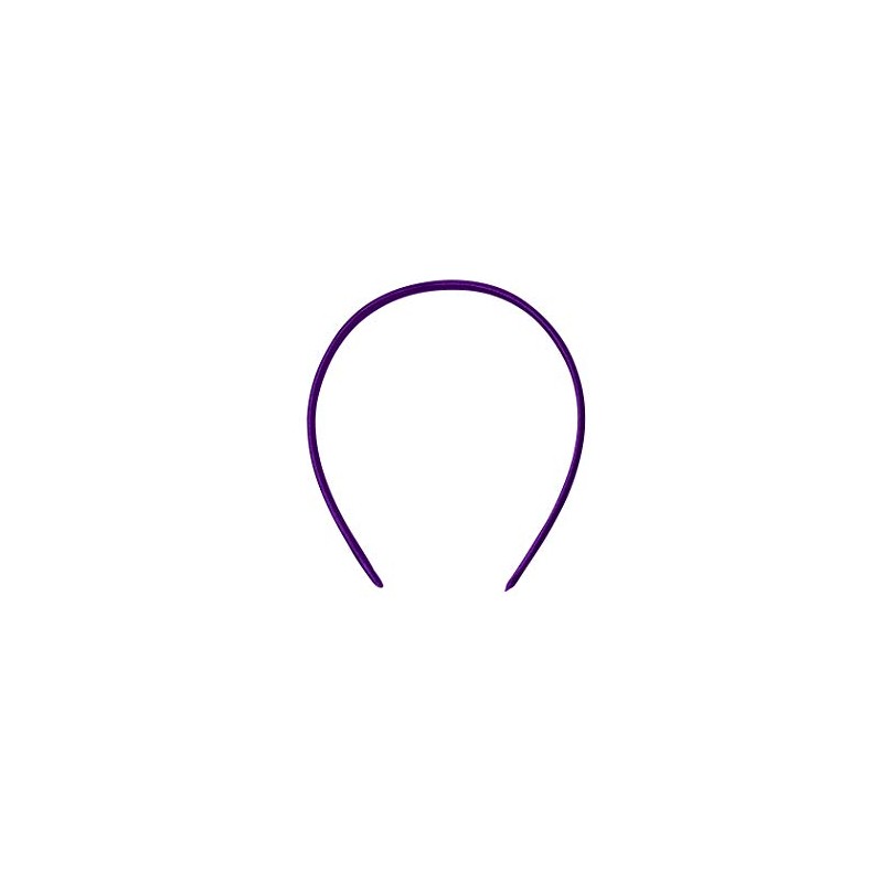 Satin Covered Headbands 10 mm Wide Sold by The Piece