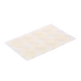Mouthpiece Patches, Mouthpiece Pad Patch Cushion for Soprano Alto Tenor Saxophone Sax Clarinet (Small Oval 0.3mm White)