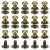 sourcing map 6mm Ball Head Stud Rivets Screw Back, 15Pack