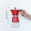 GROSCHE Milano Stovetop Espresso Maker Moka Pot 9 espresso Cup,