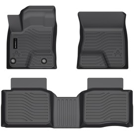 Auxko All Weather Floor Mats Fit for Mitsubishi Outlander PHEV 2023 2024 TPE Rubber Liners Outlander PHEV Accessory All Season Guard Odorless Anti-Slip Floor Mats