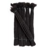 100% Real Human Hair Dreadlock Extensions 0.8-1cm Width Human Hair
