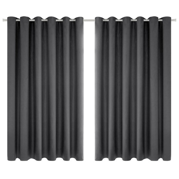 Deconovo Deconovo Thermal Insulated Wide Curtains Grey Energy Saving Noise