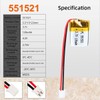 Qimoo 551521 3.7V Lipo Battery 120mAh 551521 Rechargeable Lithium Polymer