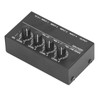 4 Channel Mixer Black Ultra Low Noise 4 Channel Compact