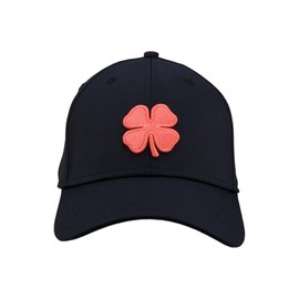 Black Clover Unisex Premium Clover 151 Live Lucky Fitted Golf Hat, S/M, Black/Sunset