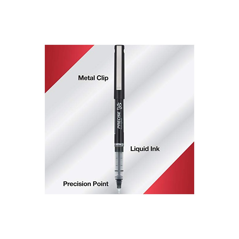 PILOT Precise V5 Stick - Bolígrafo de tinta líquida (punta