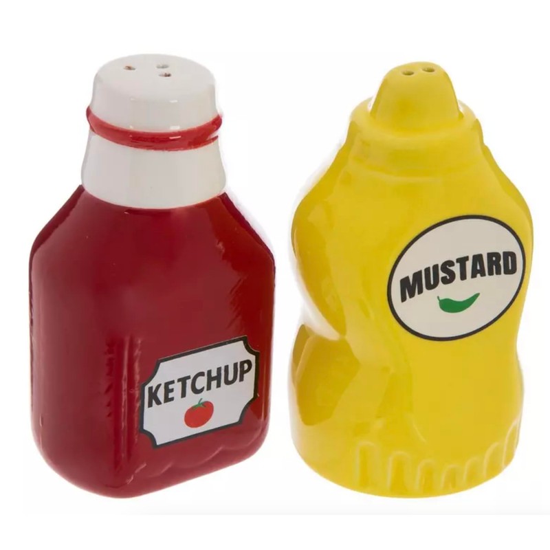 Ceramic Butter Stick Shaped Salt and Pepper Shaker Set