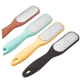 Healeved 3pcs Double Sided Stainless Steel Foot File for Callus Removal Exfoliator Non- Grip for Pedicure Dry Wet Feet for and Home Use