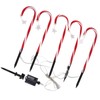Christmas Candy Cane Lights 1 for 5 IP65 Waterproof 8