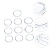 Gatuida 10pcs of Glass Petri Dishes Divided Sections High Borosilicate