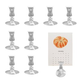 Coollooda Suction Cup Clips (8 Pack) Suction Cup Pop Clip Paper Stand Holder Sign Clip Car Window Clip Price Tag Advertising Suction Cup with Suction Cup Pop Stand Display Office Advertising Car